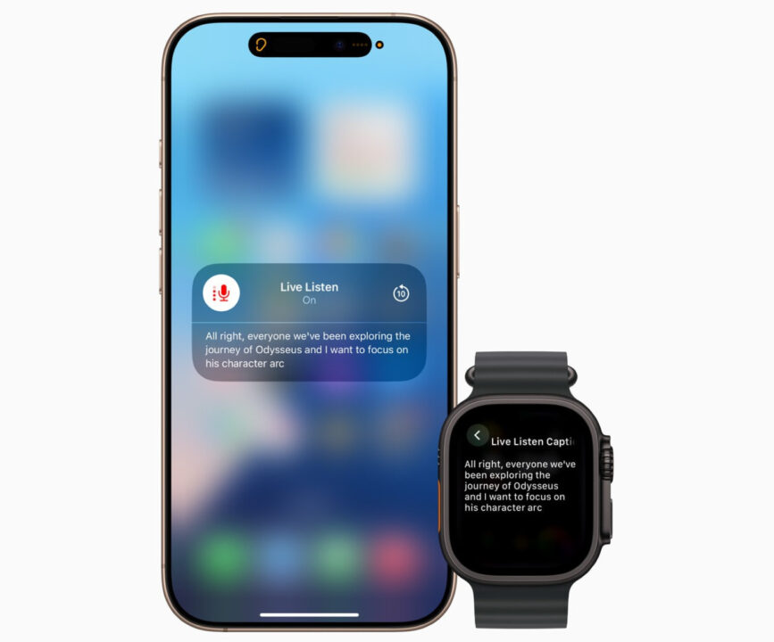 watchOS 12 Accessibilite Sous-Titres Direct Apple Watch