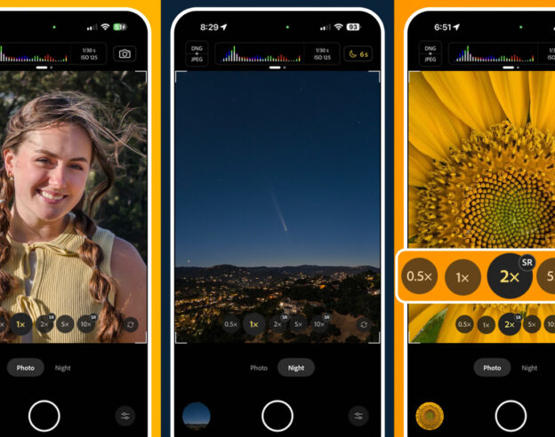 Image Adobe lance une application d’appareil photo sur iPhone pour concurrencer Apple