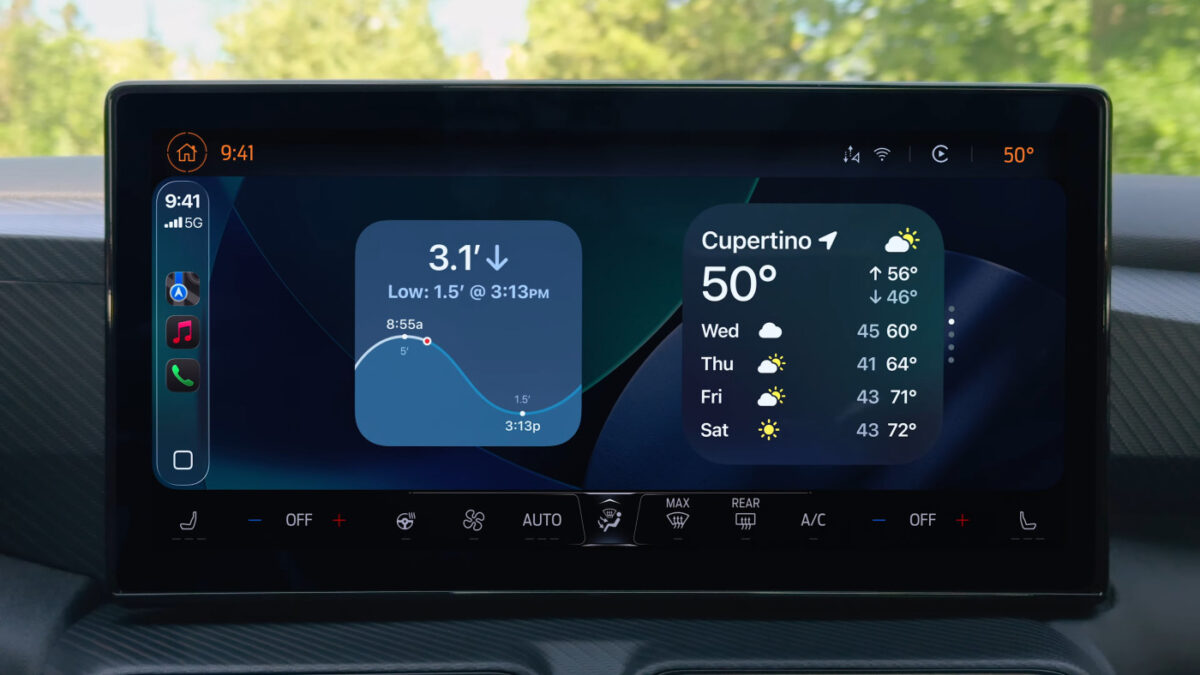 CarPlay iOS 26 Widgets