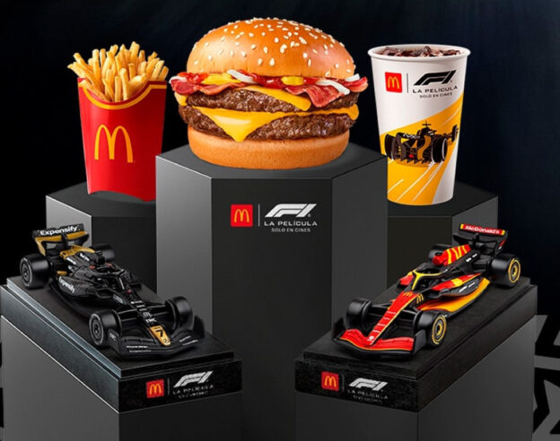 Image F1 le film : Apple s’associe à McDonald’s pour offrir des modèles réduits de Formule 1