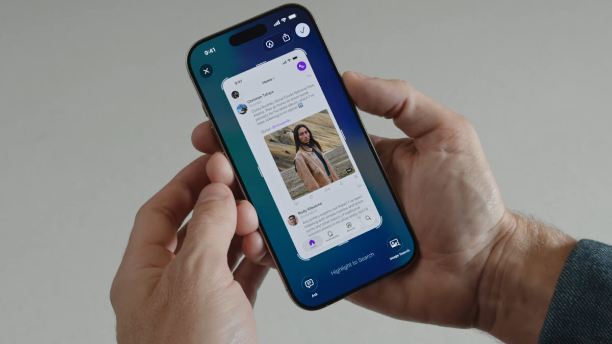 Intelligence Visuelle Captures Ecran iOS 26