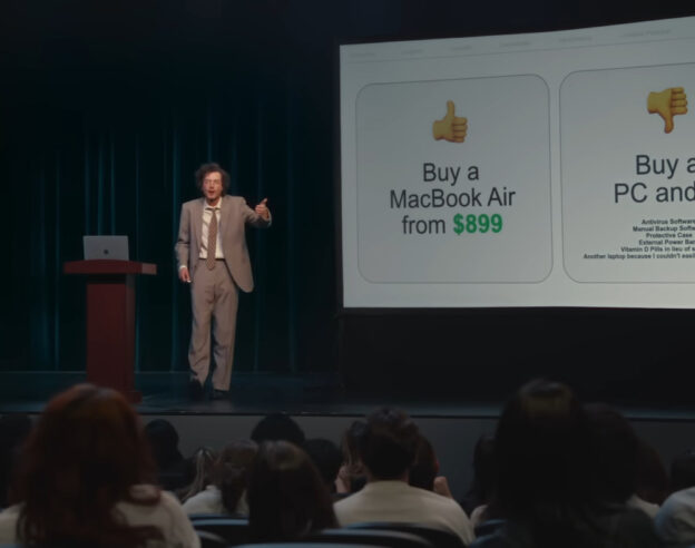 Image Apple explique aux étudiants comment convaincre leurs parents de leur acheter un Mac