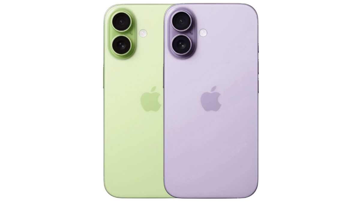 Rendu iPhone 17 Vert Violet