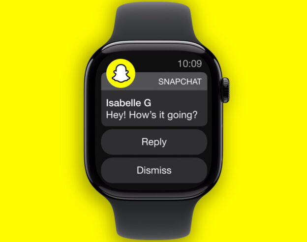 image de l'article Snapchat lance son application pour Apple Watch