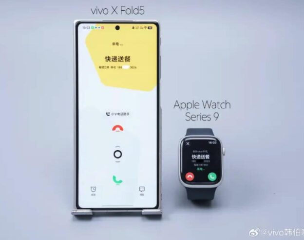 Image Le vivo X Fold5 prendra nativement en charge l’Apple Watch, et c’est une première