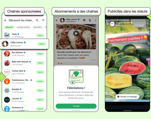 Image WhatsApp annonce l’arrivée de publicités sur son application