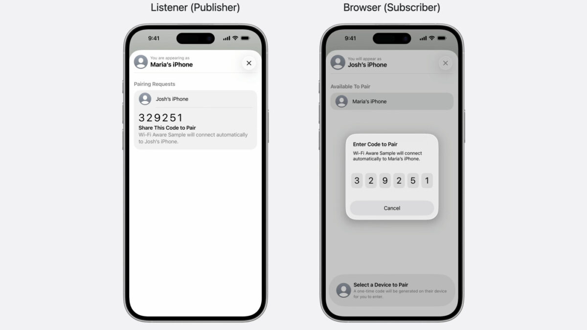 Wi-Fi Aware iOS 26