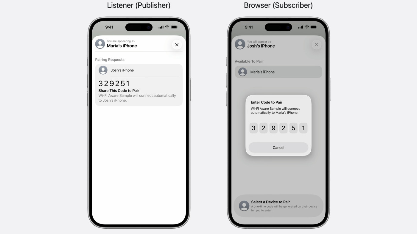 Wi-Fi Aware iOS 26