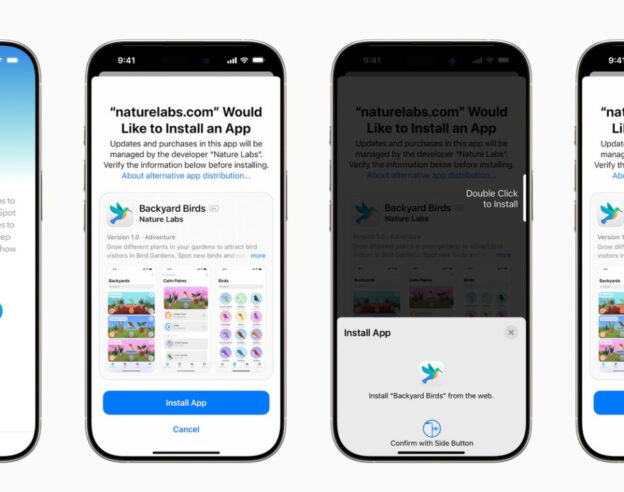 Image iOS 18.6 simplifie l’installation d’applications et boutiques tierces depuis le Web