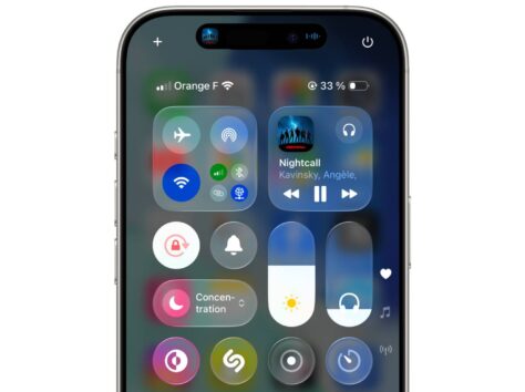 Image article iOS 26 bêta 2 améliore la lisibilité du centre de contrôle