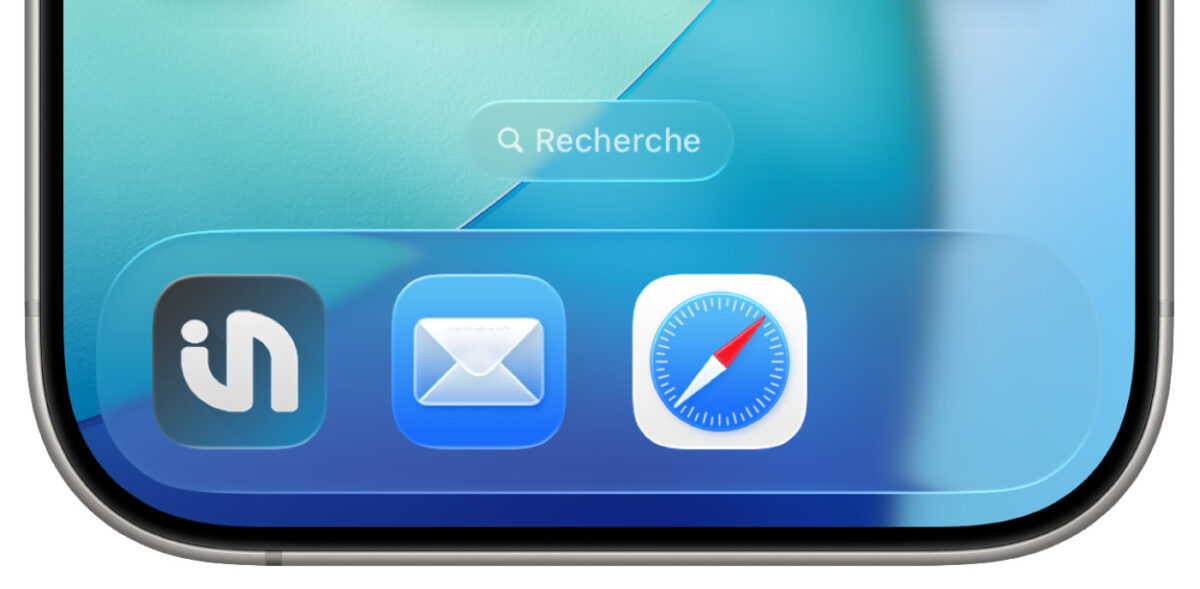 iOS 26 Beta 2 Dock Icone A Gauche