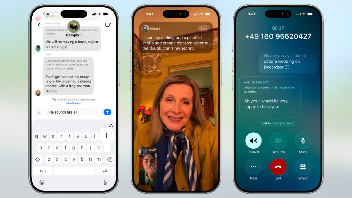 iOS 26 Traduction En Direct Messages FaceTime Telephone