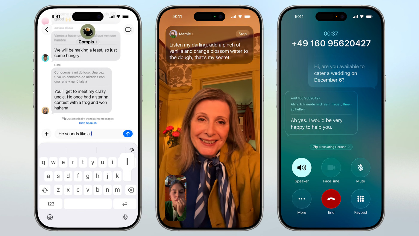 iOS 26 Traduction En Direct Messages FaceTime Telephone