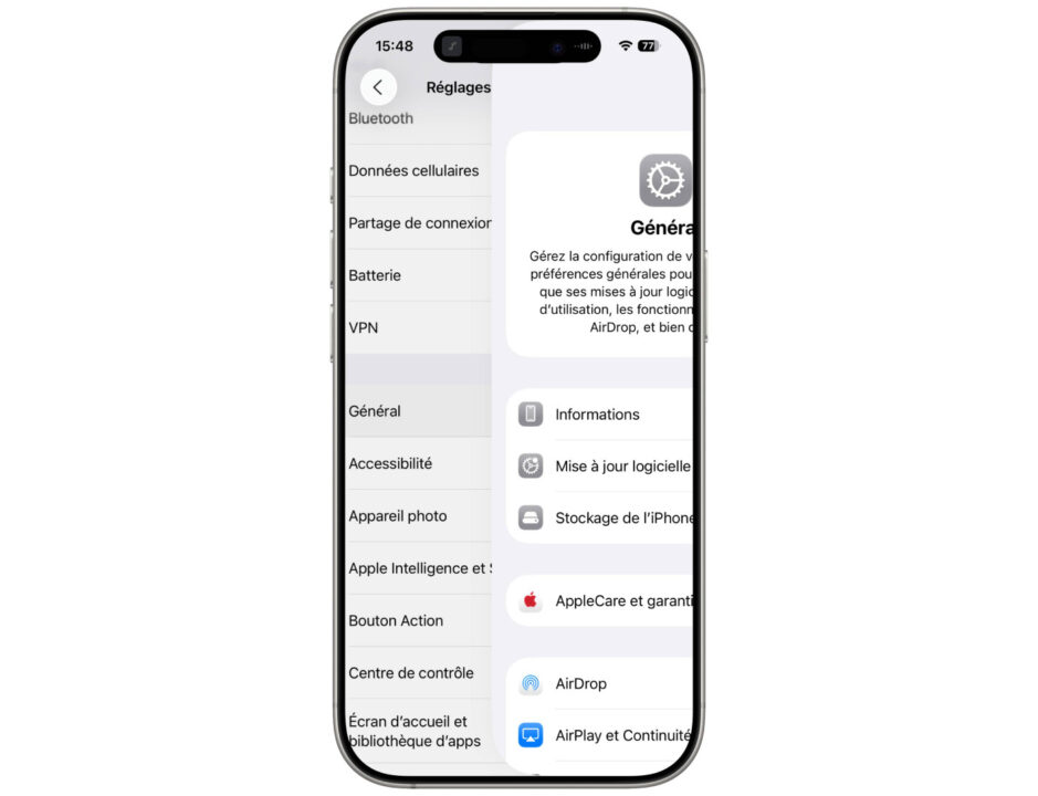 iOS 26 iPhone Geste Retour Arriere