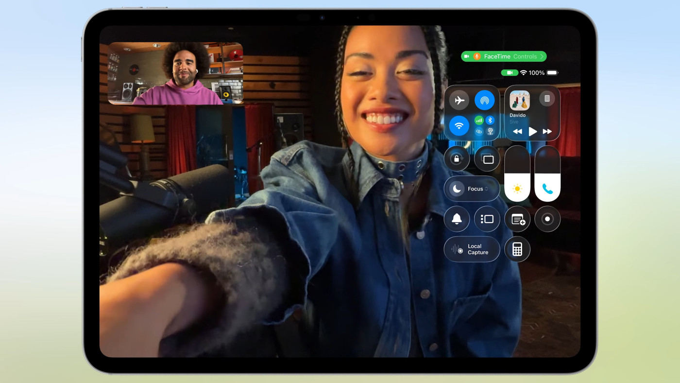 iPadOS 26 Capture Locale Enregistrement Podcast iPad