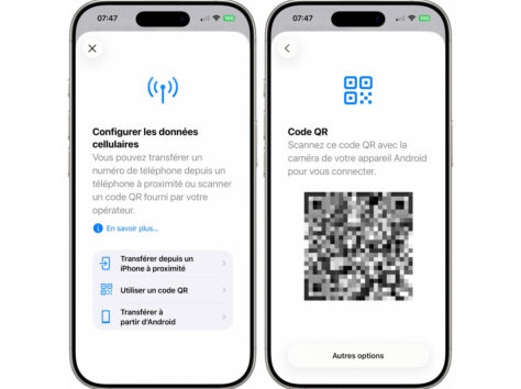 Image article iOS 27 bêta : Free Mobile propose le transfert d&rsquo;eSIM entre iPhone et Android