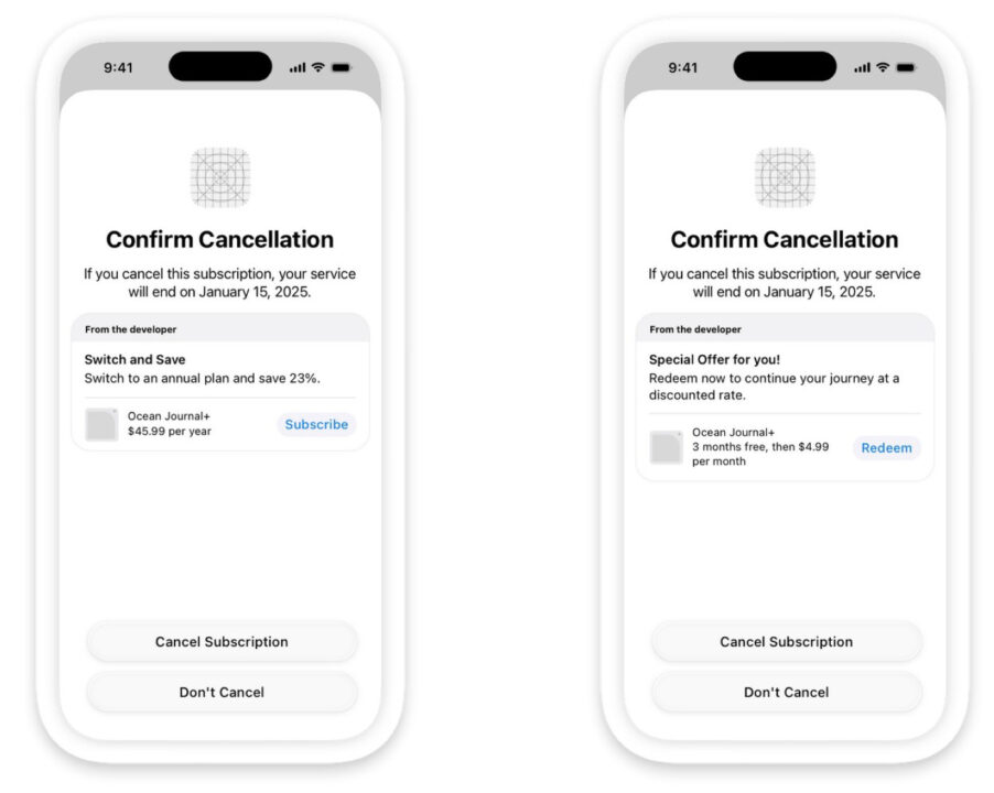 Application Annulation Abonnement Message Retention