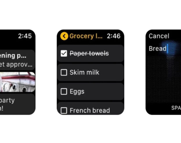 Image L’application Google Keep pour Apple Watch n’est plus disponible