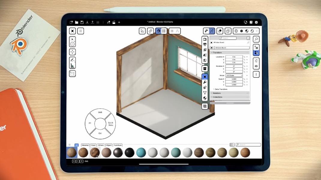 blender iPad Pro