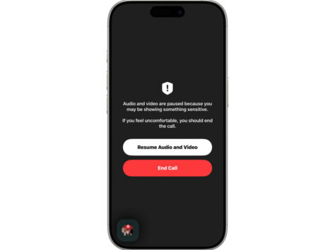 Image article iOS 26 suspend un appel FaceTime s’il y a de la nudité