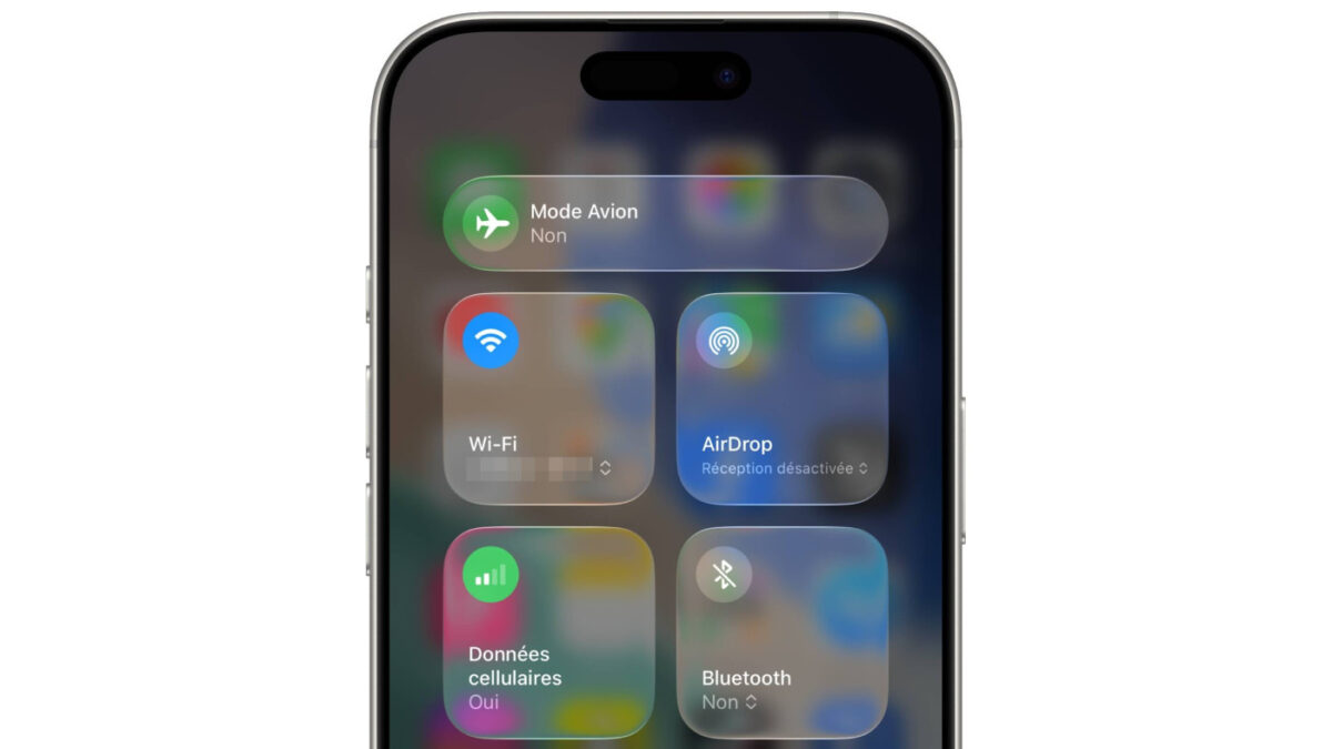 iOS 26 Beta 3 Centre de Controle Couleurs