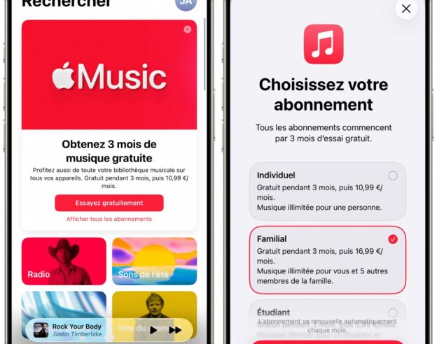 Image Apple Music : l’abonnement famille est gratuit pendant 3 mois