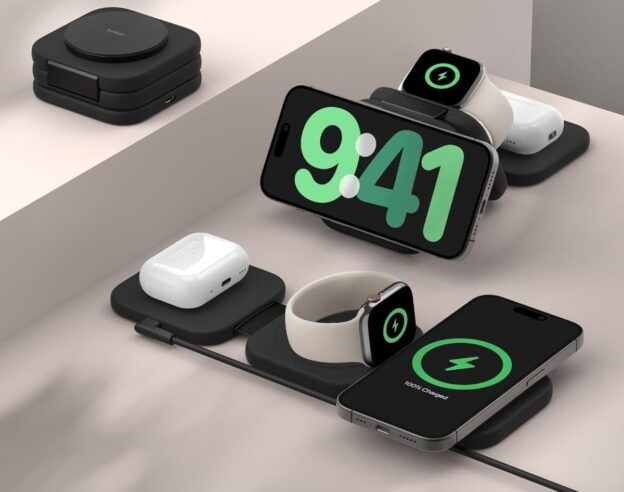 Image [Test] Belkin BoostCharge Pro 3-en-1 (Qi2 15 W) : trois appareils, zéro prise de tête