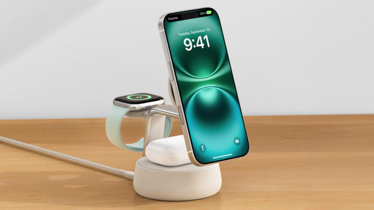 Belkin Chargeur 3-en-1 iPhone AirPods Apple Watch