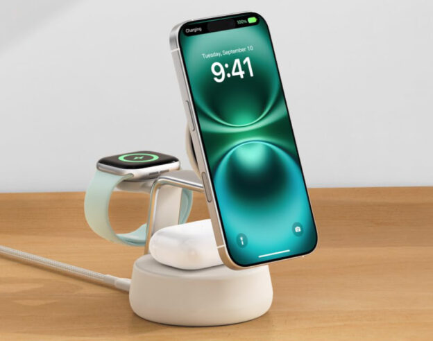 Image iOS 26 active la recharge sans fil Qi2 à 25 W sur les iPhone 16