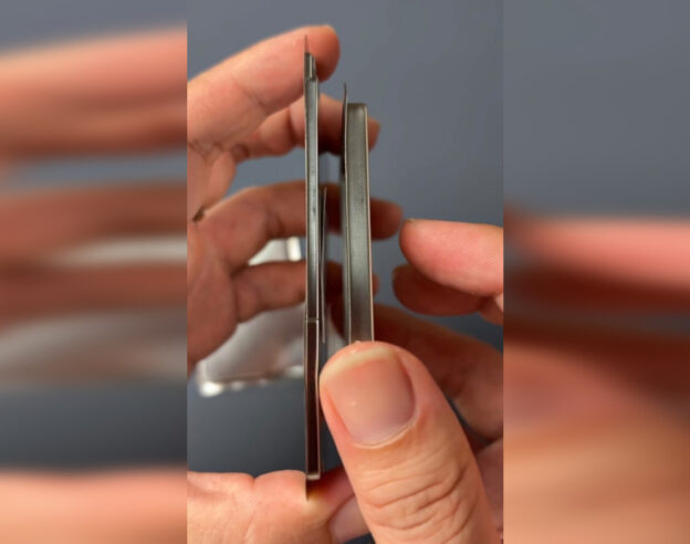 Image iPhone 17 Air : la batterie toute fine de 2,49 mm se montre en photo
