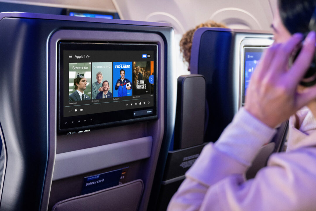 United Airlines Avion Apple TV Plus