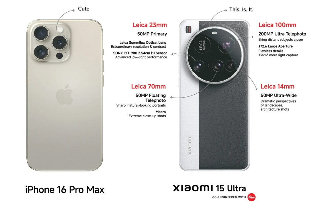 Xiaomi Publicite Comparant iPhone