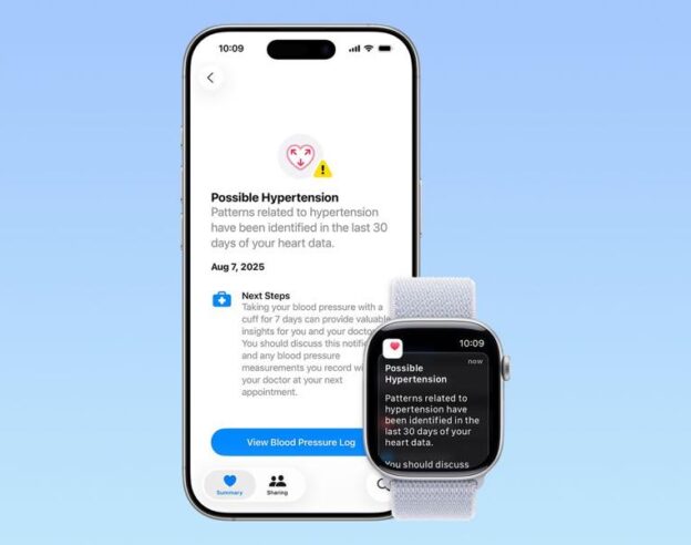 Image Apple Watch : voici comment fonctionnent les nouvelles alertes d’hypertension avec watchOS 26