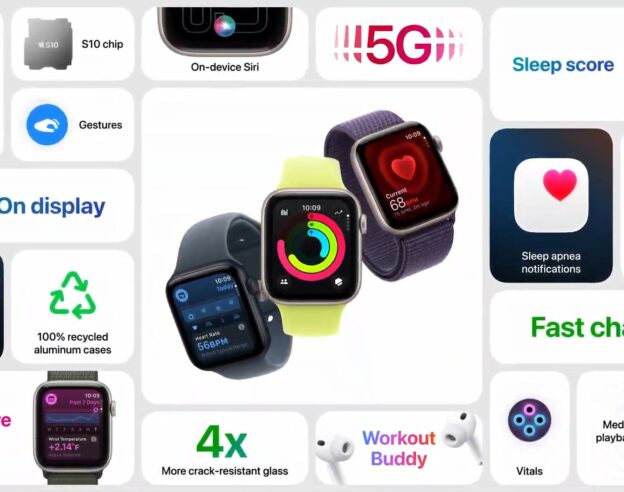 Image [Keynote] Apple Watch SE 3 : puce S10, lecture de la température corporelle, suivi du sommeil