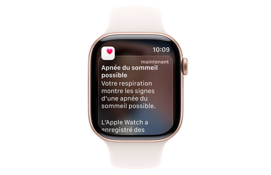 Apple Watch Series 11 Apnee Sommeil Alerte Notification