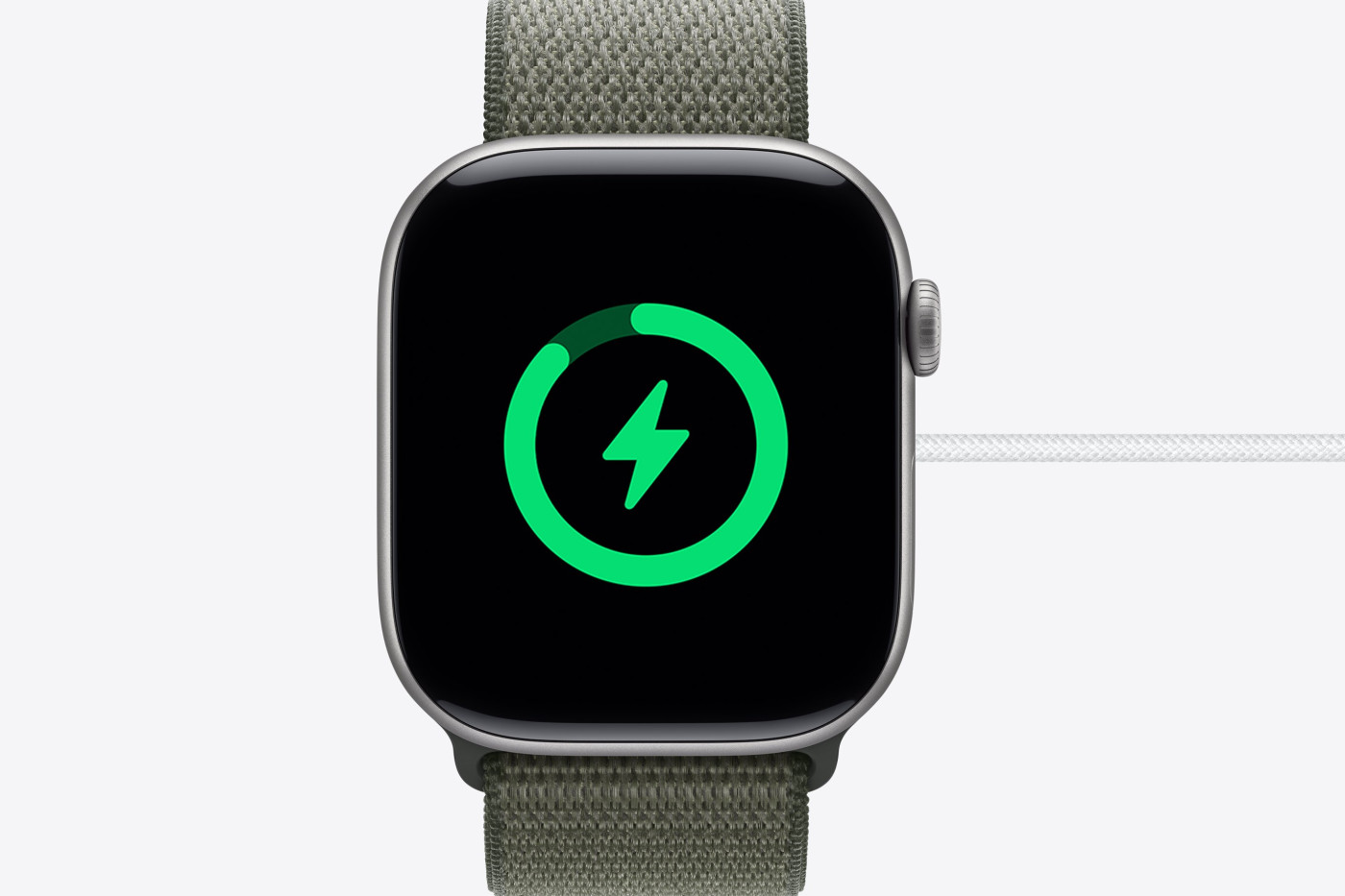 Apple Watch Series 11 Logo Batterie Charge
