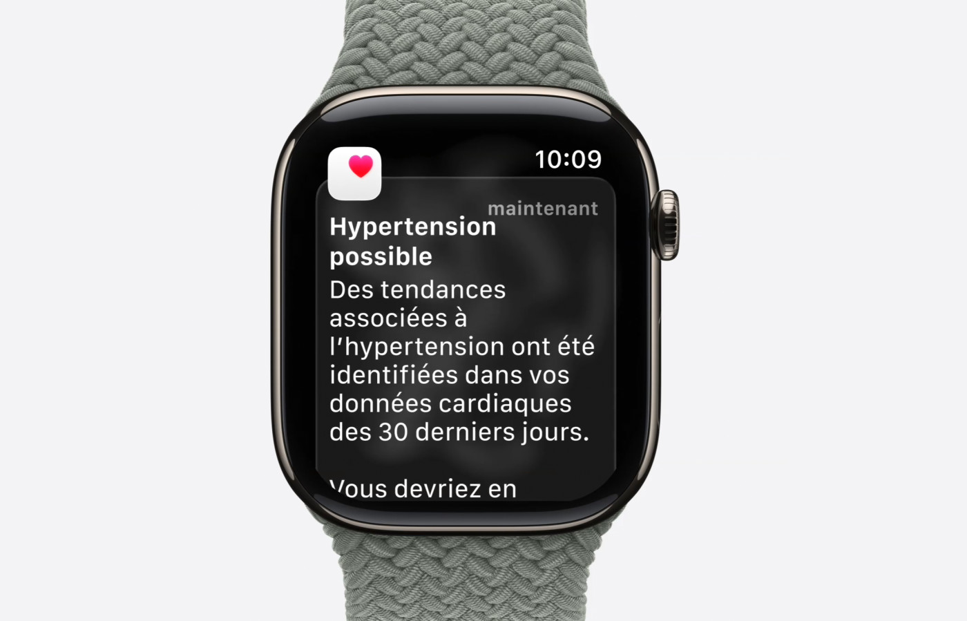 Apple Watch Series 11 Possible Hypertension Pression Arterielle Notification Alerte