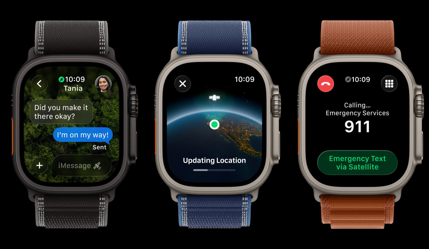 Apple Watch Ultra 3 Fonctions Satellite Messages Localiser SOS Urgence