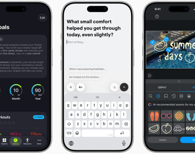 Image Apple met en avant des applications qui utilisent Apple Intelligence sur iOS 26