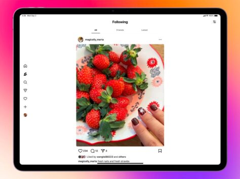 Image article Instagram change son app iPad pour se rapprocher de l&rsquo;iPhone
