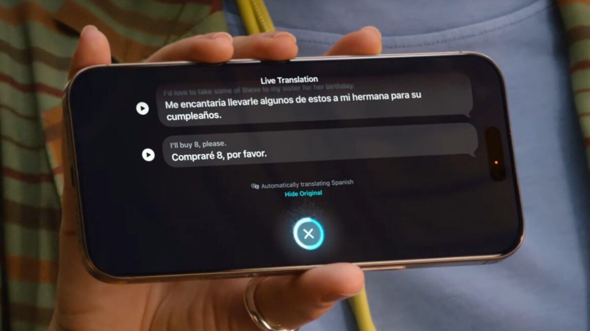 Traduction en Direct iPhone AirPods