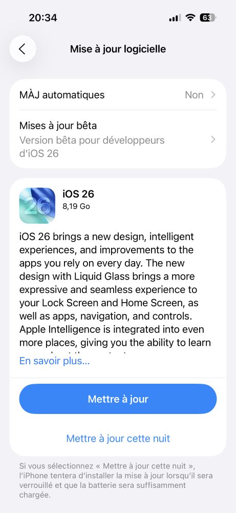 iOS 26 Release Candidate