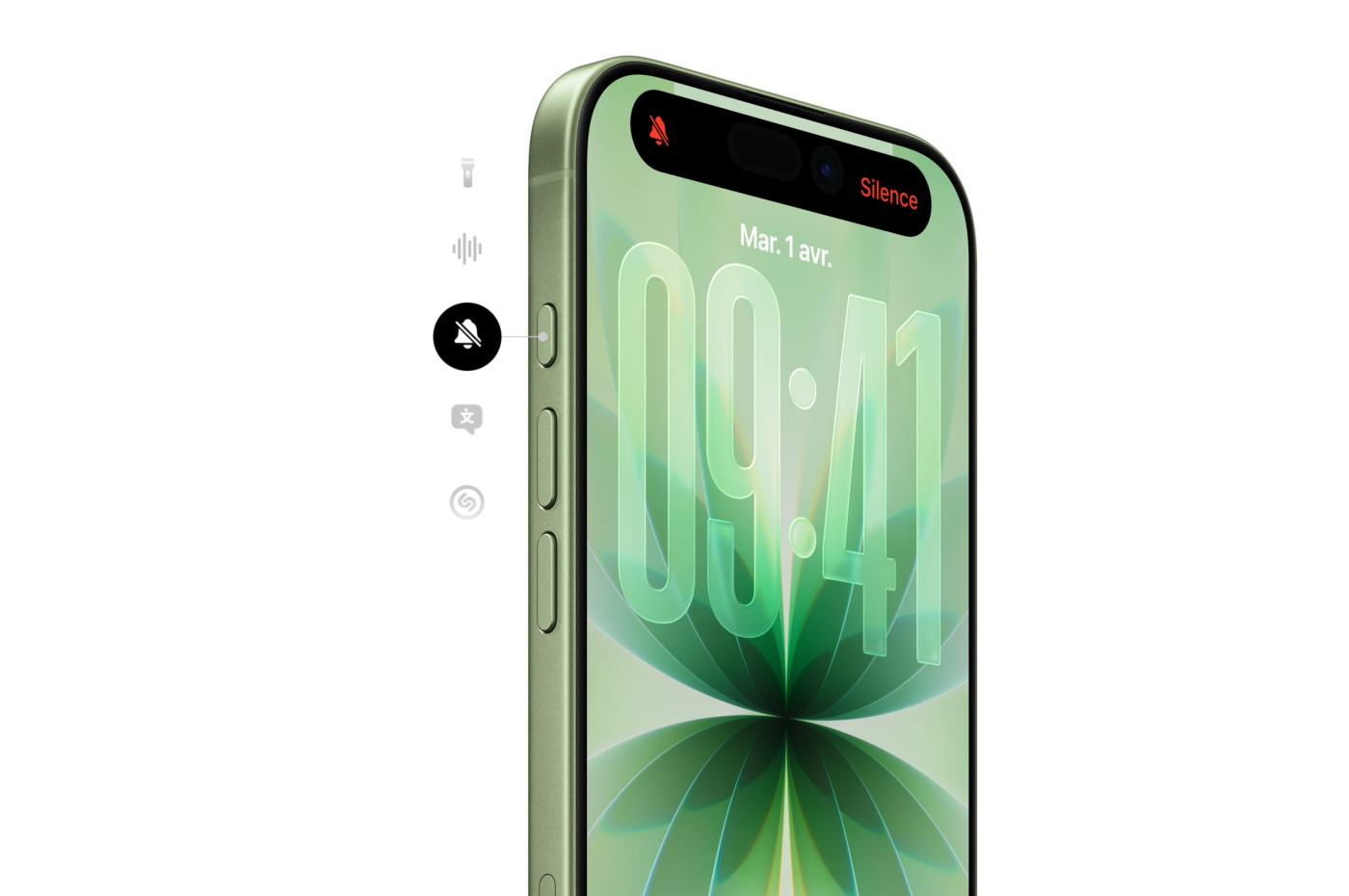 iPhone 17 Bouton Action Mode Silencieux