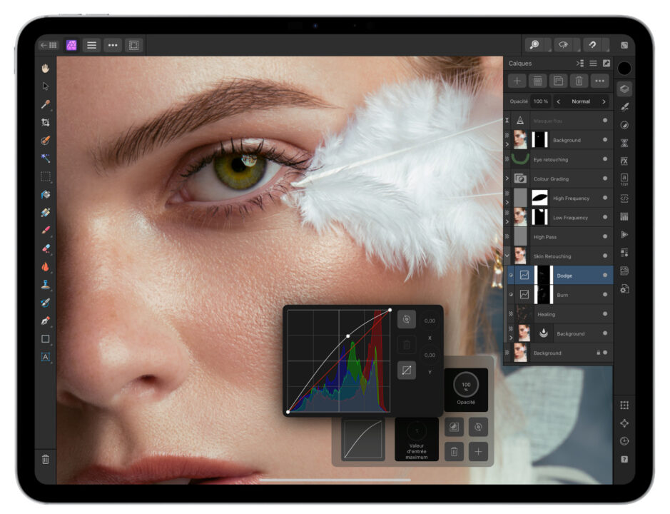 Affinity Photo 2 Application iPad