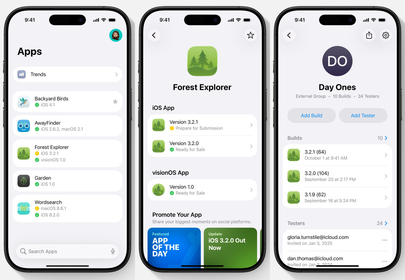 App Store Connect Application Liquid Glass