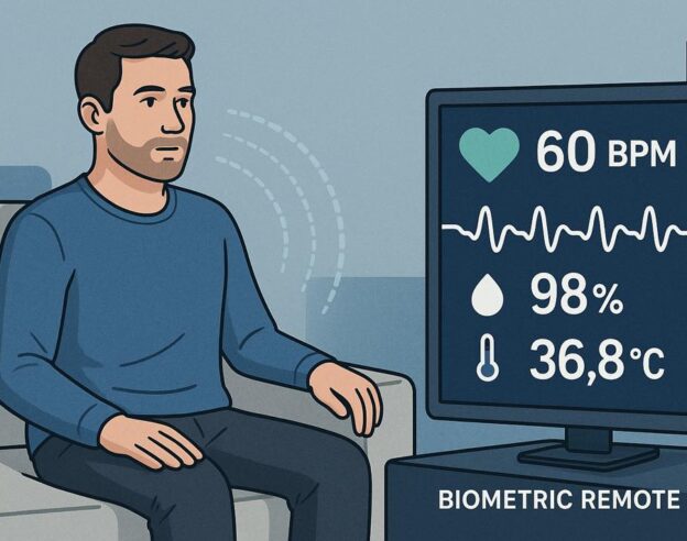Image Brevet : Apple imagine un système de biométrie sans contact pour détecter les signes vitaux