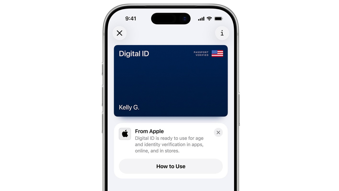 Digital ID Passeport iPhone Application Cartes Wallet