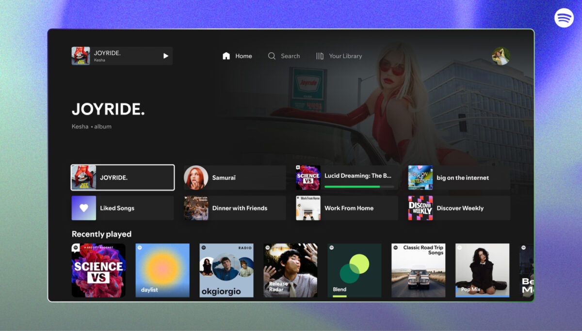 Spotify Nouvelle Application Apple TV
