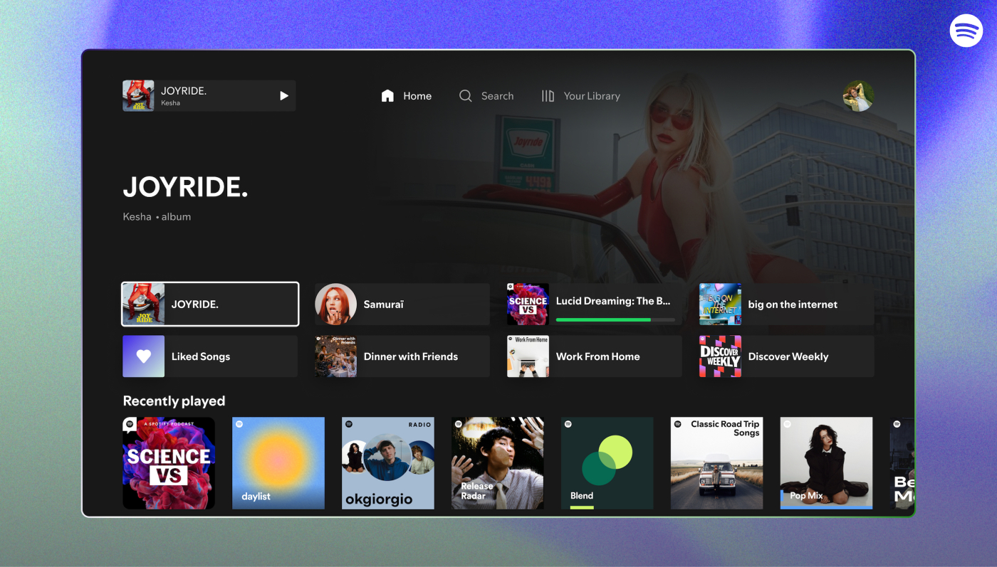 Spotify Nouvelle Application Apple TV