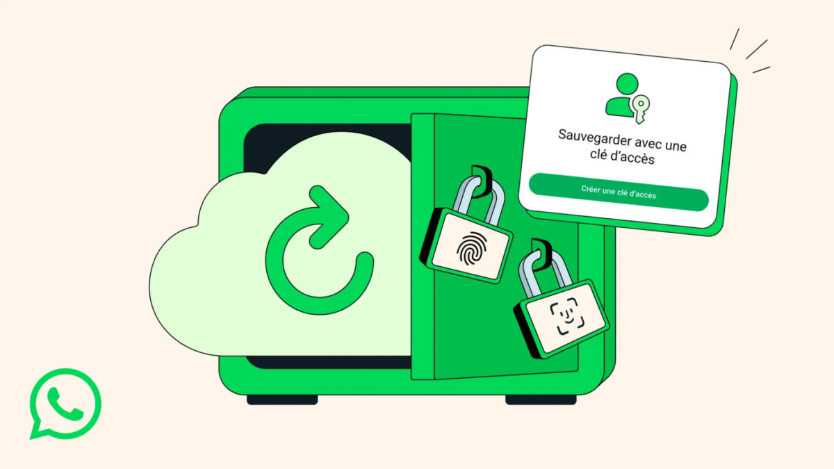 WhatsApp Passkeys Sauvegarde